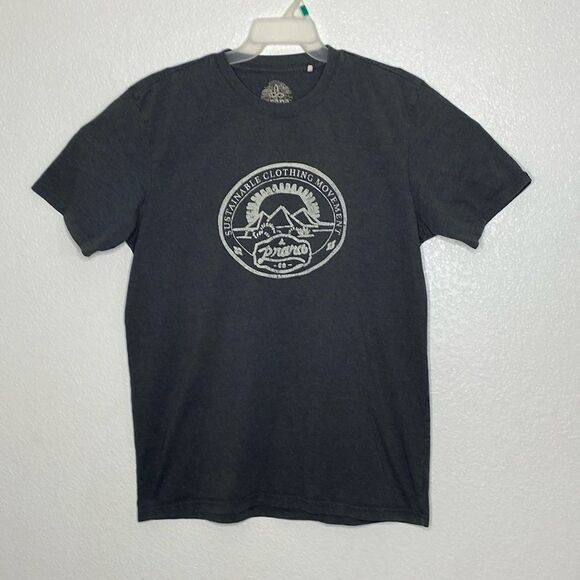 PRANA Men’s Gray Short Sleeve T Shirt Size L - Picture 1 of 4